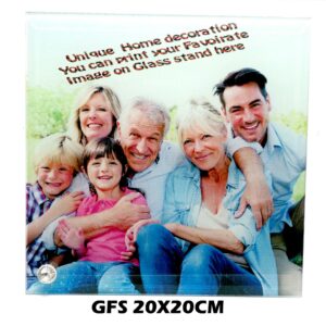 Personalised photo glass frame