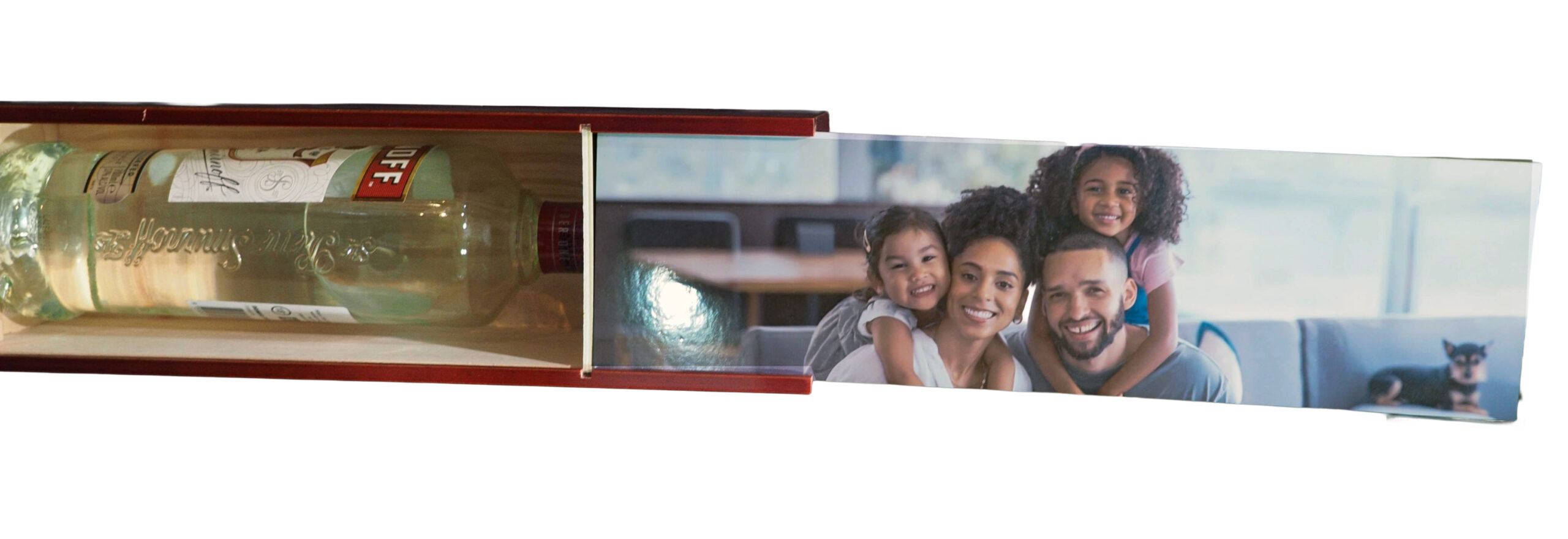 Wine Bottle Gift Box & Lid - Image 3